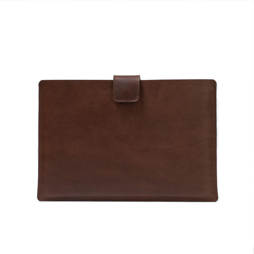 Leather Sleeve for iPad with Magnetic Strap