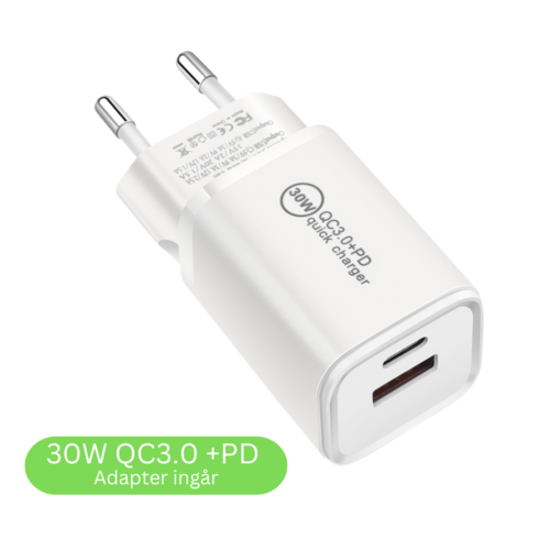 4-in-1 magnetic wireless charging station with 30W PD adapter included